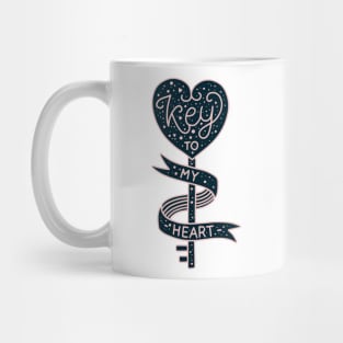 Heart Key Mug